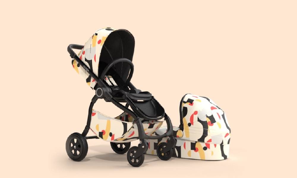 Trend: grijs is verleden tijd, kies nu zélf de print en kleur van je kinderwagen Ouders van Nu Redactie