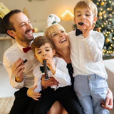 Zo vier je oud en nieuw met kinderen: samen nieuwe tradities maken Getty Images