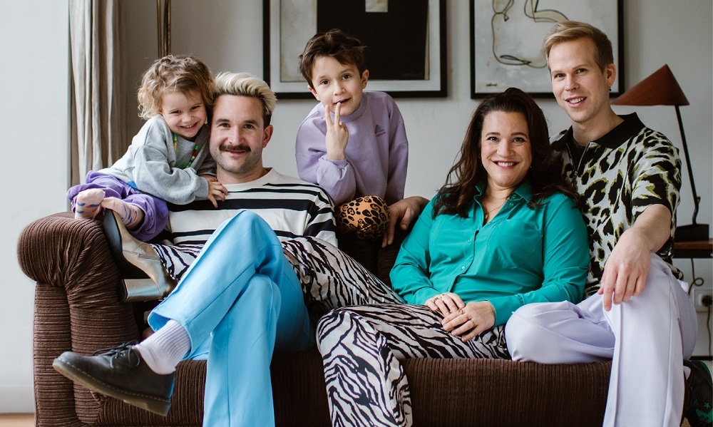 Rick Paul, René en Nina zijn samen ouders: ‘Een gezin dat niet doorsnee is, kan net zo goed zijn’ Ouders van Nu Redactie