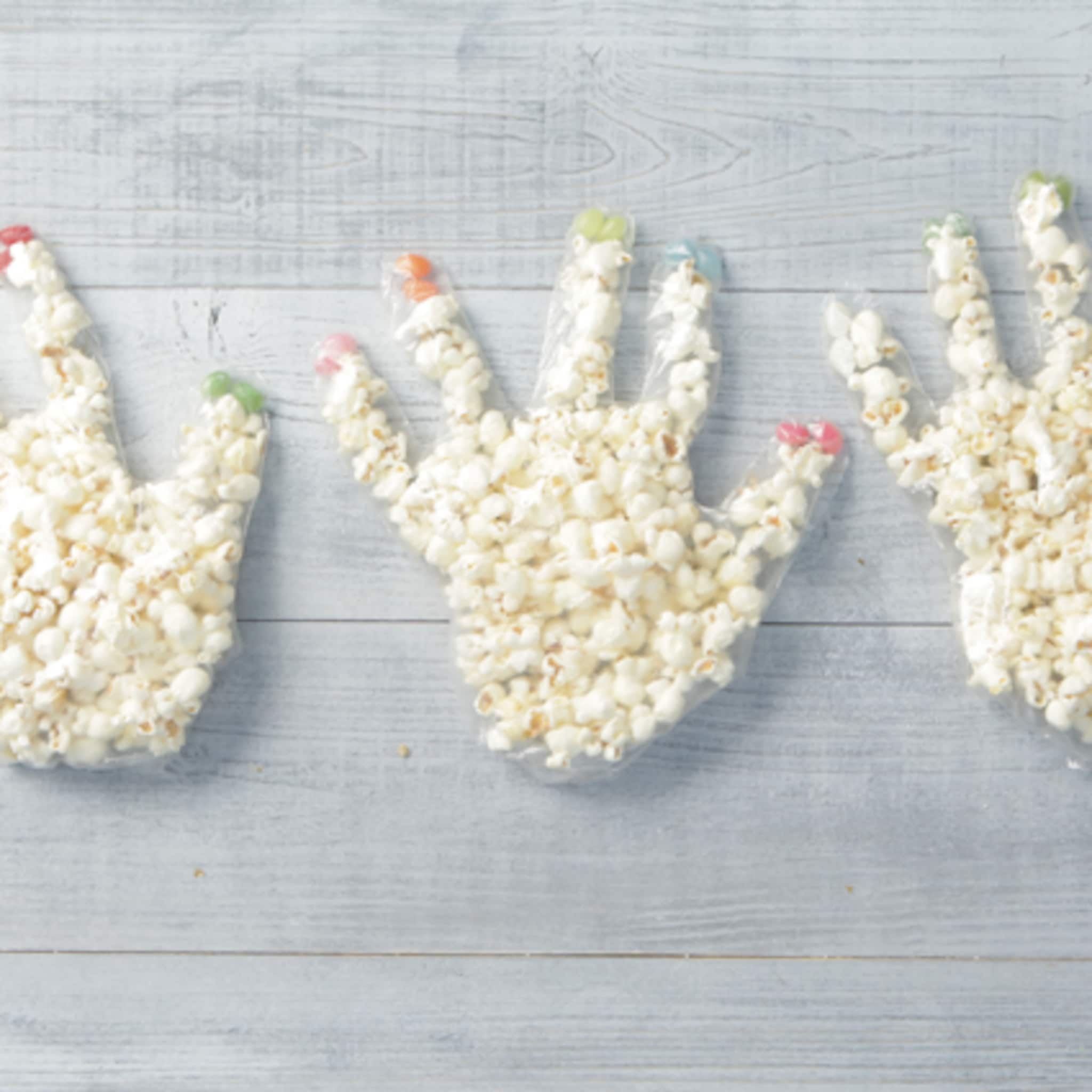 kindertraktaties popcornhanden