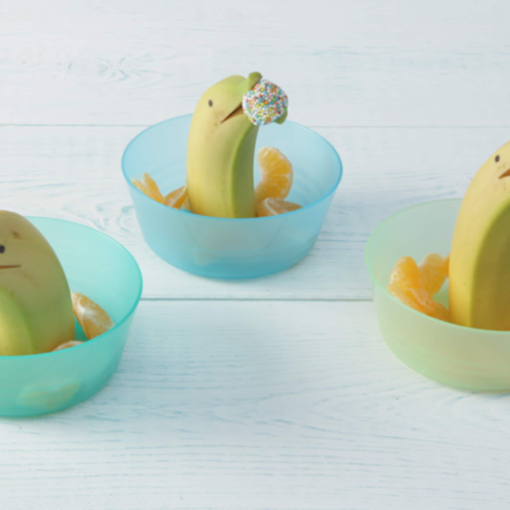 kindertraktatie dolfijnen van banaan