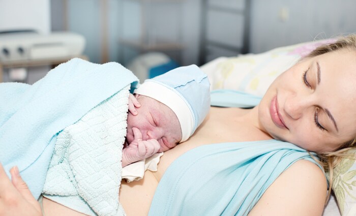 De verboden bevallingsfoto Ouders van Nu Redactie