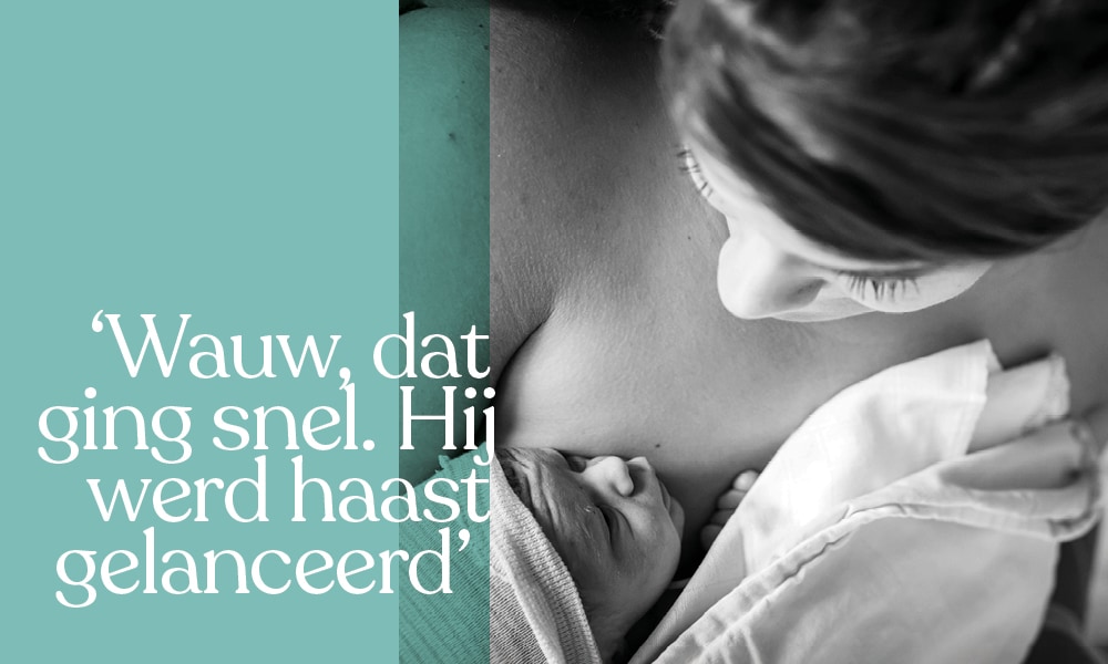 Alina’s bevallingsverhaal: ‘Wauw, dat ging snel. Hij werd haast gelanceerd’ Mirjam Cremer - Pure Life Geboortefotografie