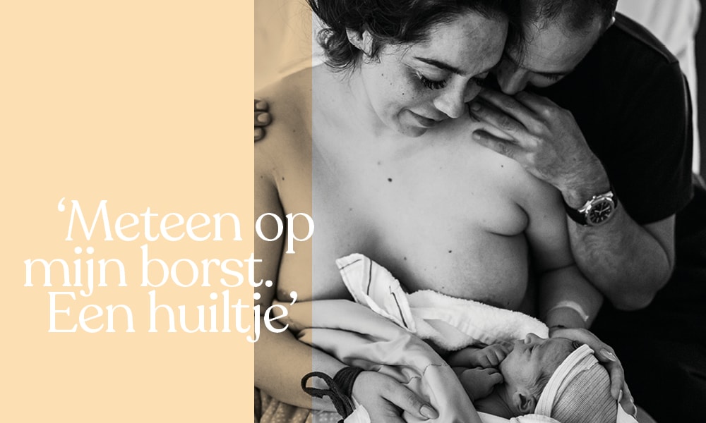 Rachels bevallingsverhaal: ‘De weeën vliegen me om de oren. Ik wil die ruggenprik!’ Mirjam Cremer Pure Life Geboortefotografie