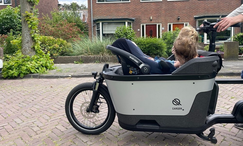 Review: Carqon Cruise de elektrische bakfiets getest Ouders van Nu Redactie