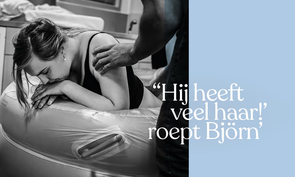 Marjoleins bevallingsverhaal: ‘Ik voelde de navelstreng nog kloppen’ Mirjam Cremer Pure Life Geboortefotografie