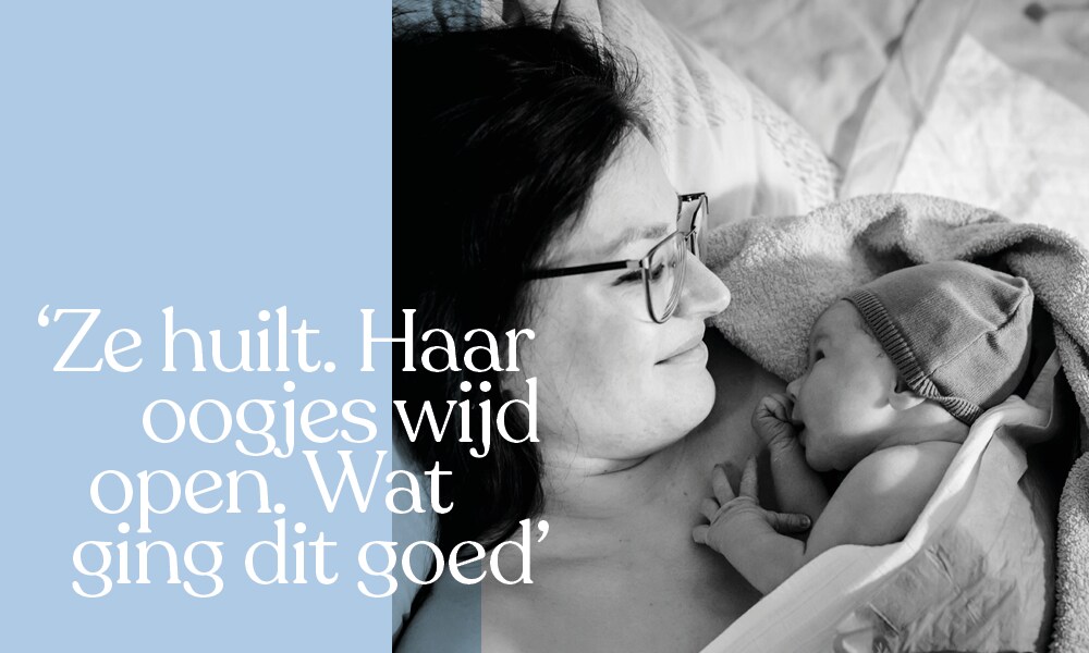 Yentls bevallingsverhaal: ‘Het is zo zwaar, ik ben mezelf niet meer’ Mirjam Cremer Pure Life Geboortefotografie