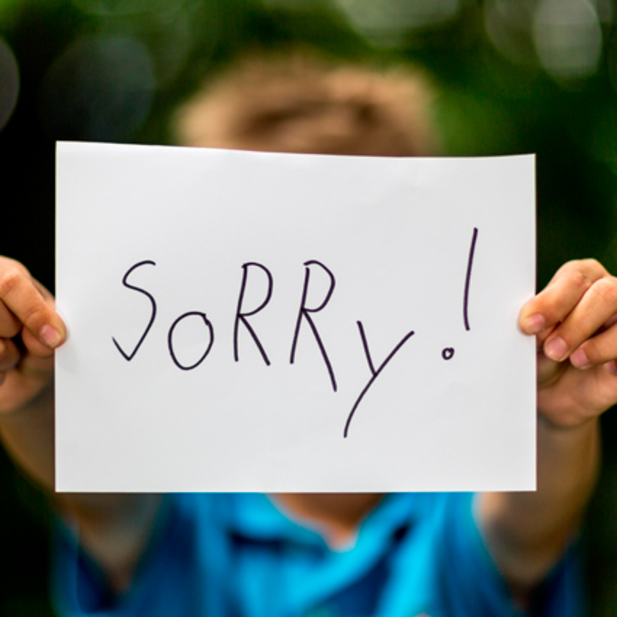 hoe leer je je kind sorry zeggen