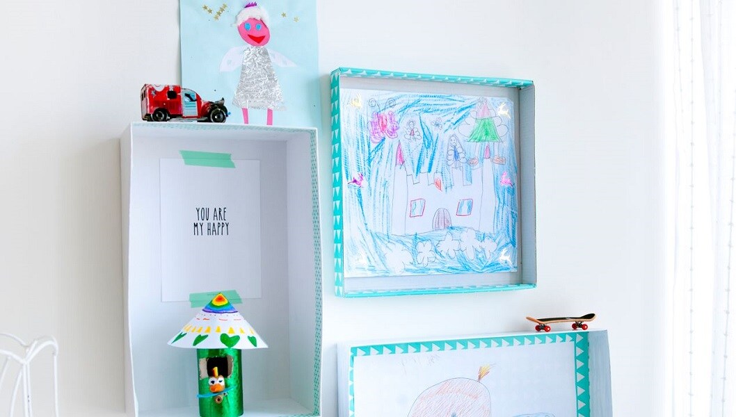 5 originele manieren om de meesterwerken van je kind een plek te geven Ouders van Nu Redactie