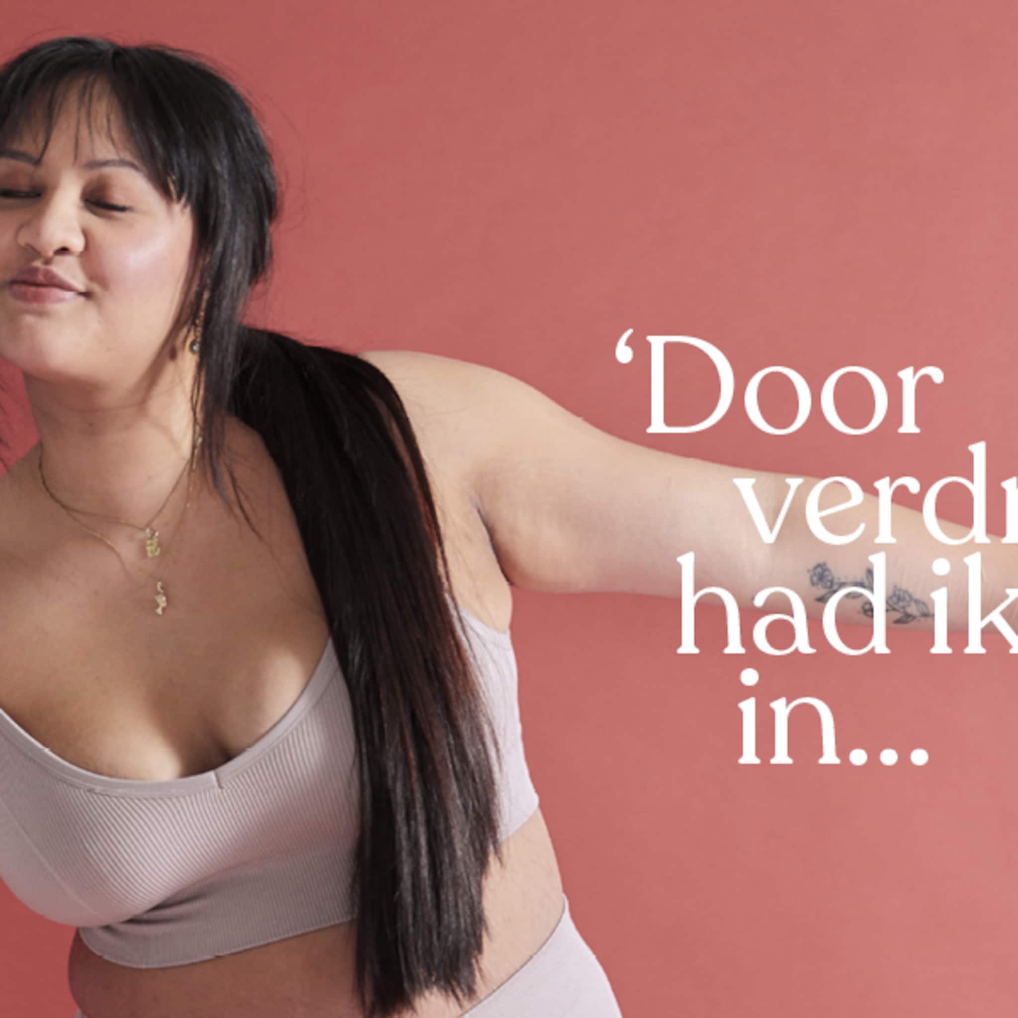 mijn lijf na de bevalling door verdriet had ik er in een jaar tijd drie maten bij