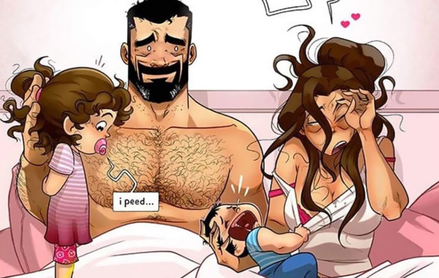 10 goudeerlijke cartoons over het leven na de geboorte van het tweede kind Ouders van Nu Redactie