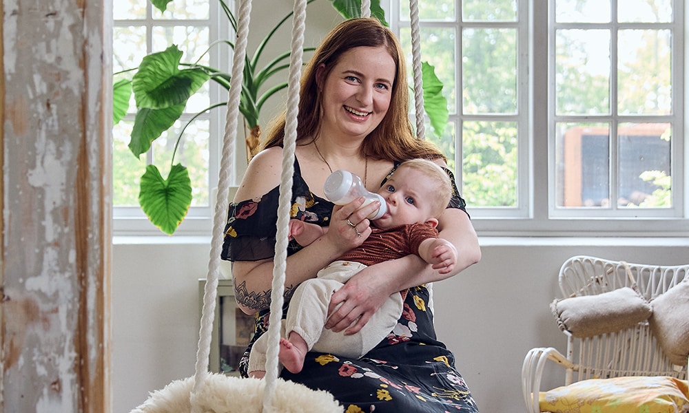 ‘Ik wilde zo graag borstvoeding geven, waarom liet mijn lichaam me in de steek?’ Fotografie: Kim Krijnen