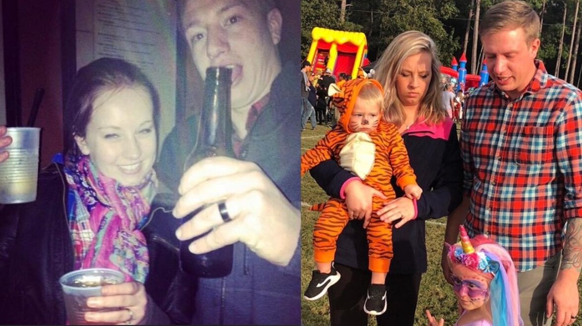 12 hilarische foto’s van ouders voor en na het krijgen van een kind Ouders van Nu Redactie