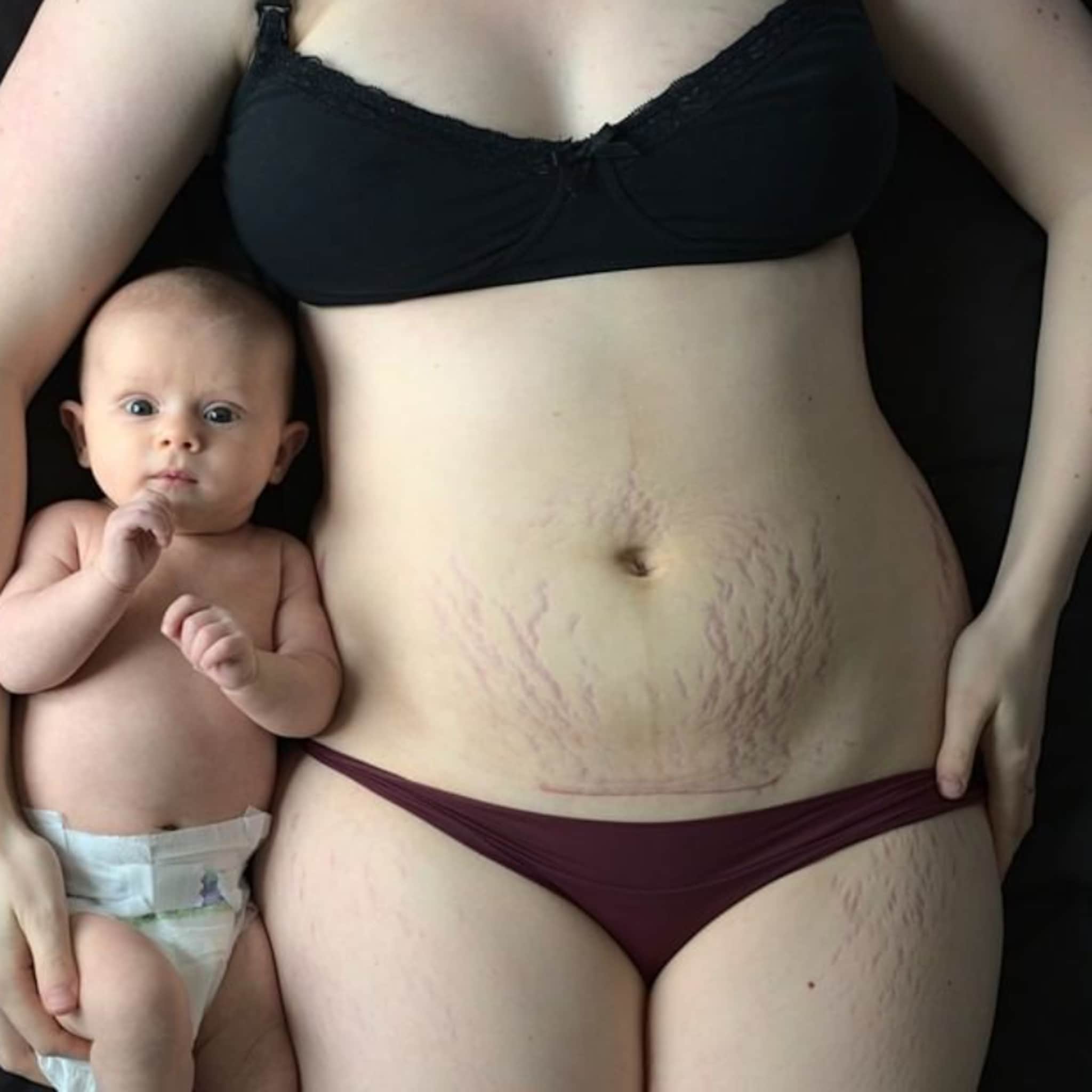 prachtige fotoserie hoe het moederlijf er echt uitziet na de bevalling