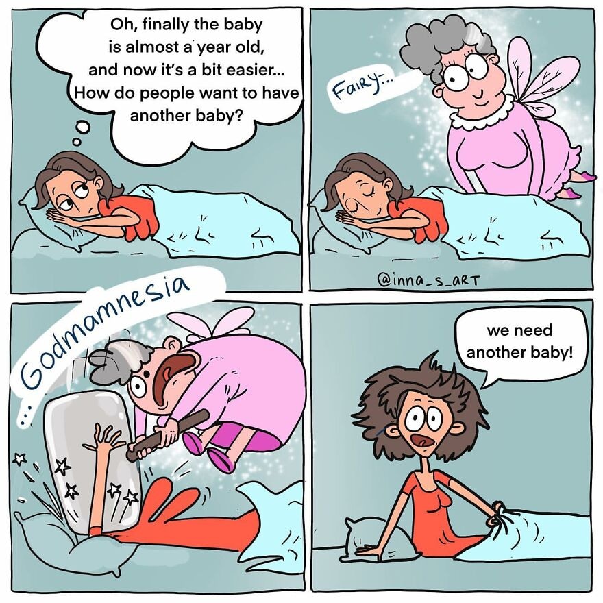 15 goudeerlijke cartoons over het leven met een baby Ouders van Nu Redactie