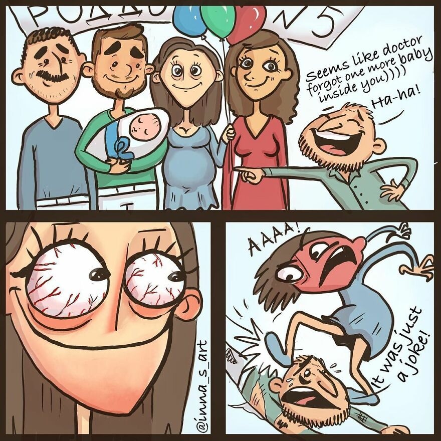 15 goudeerlijke cartoons over het leven met een baby Ouders van Nu Redactie