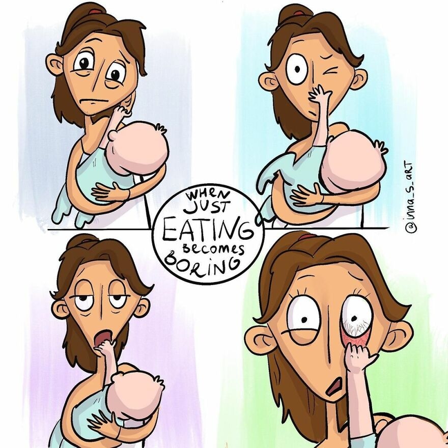 15 goudeerlijke cartoons over het leven met een baby Ouders van Nu Redactie