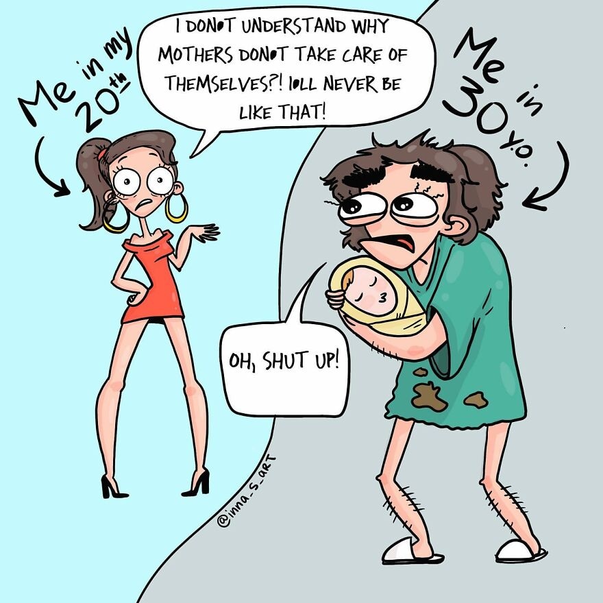 15 goudeerlijke cartoons over het leven met een baby Ouders van Nu Redactie