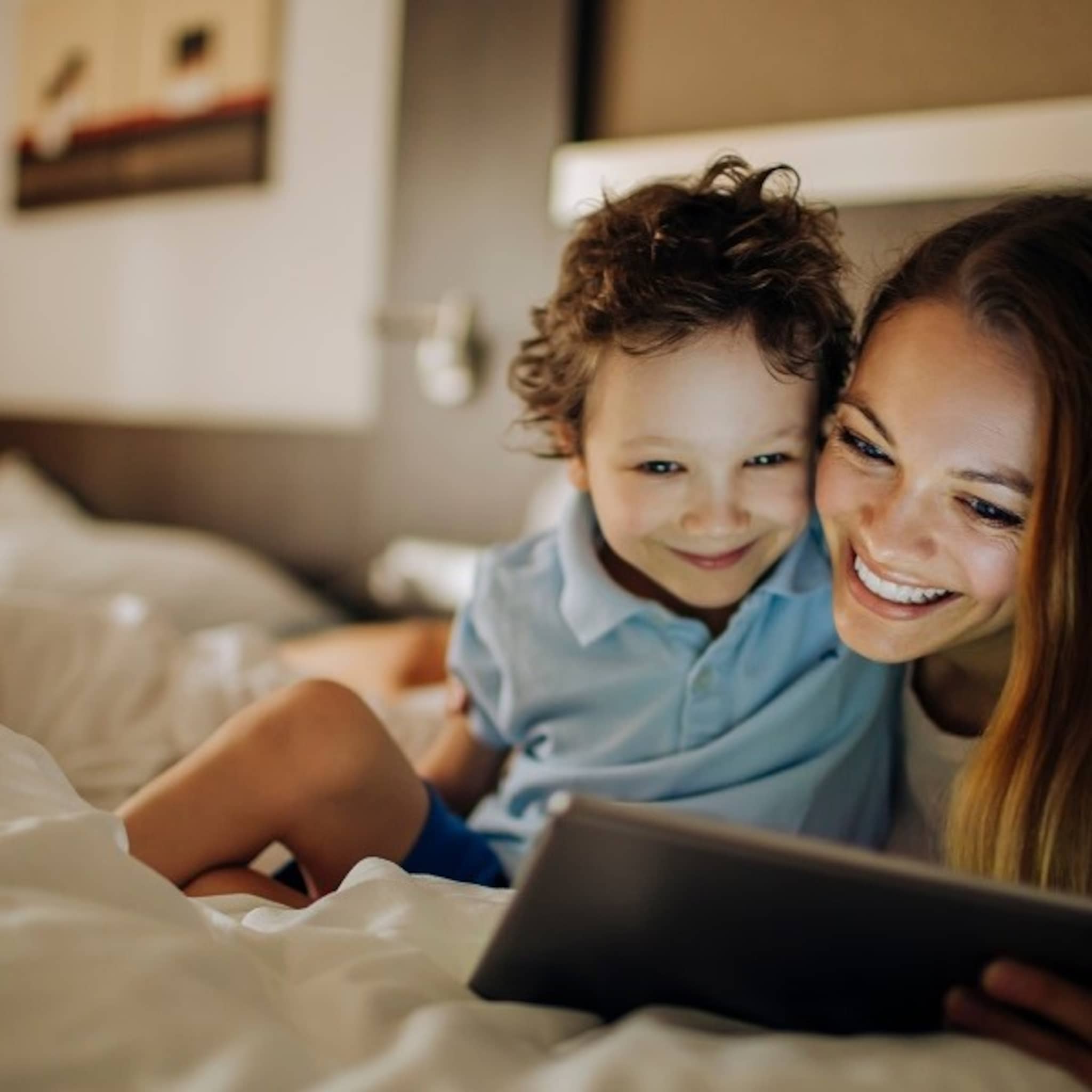 minder slaap door smartphone en tablet