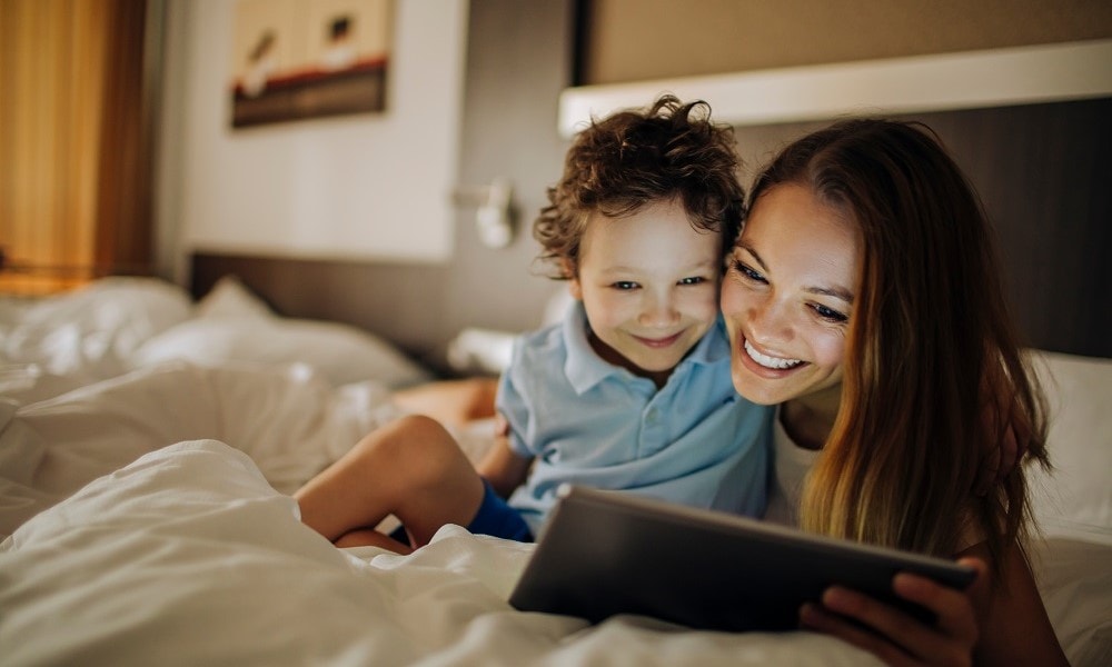 Minder slaap door smartphone en tablet Ouders van Nu Redactie