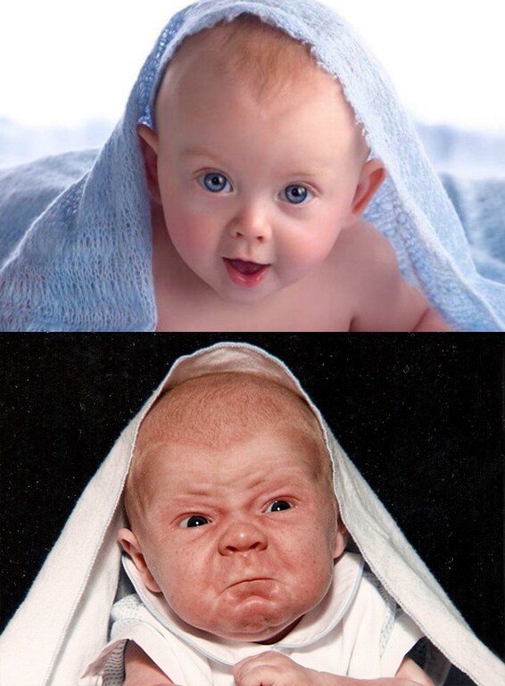 Verwachting vs. realiteit: 10x ‘geflopte’ fotoshoots met baby’s Ouders van Nu Redactie