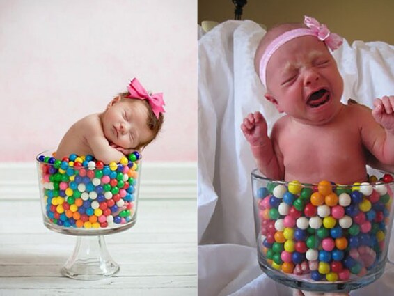 Verwachting vs. realiteit: 10x ‘geflopte’ fotoshoots met baby’s Ouders van Nu Redactie