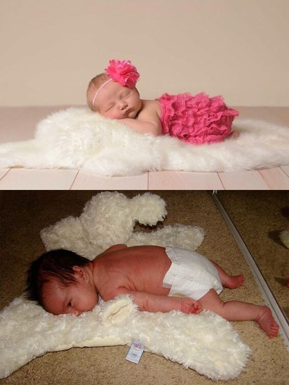Verwachting vs. realiteit: 10x ‘geflopte’ fotoshoots met baby’s Ouders van Nu Redactie