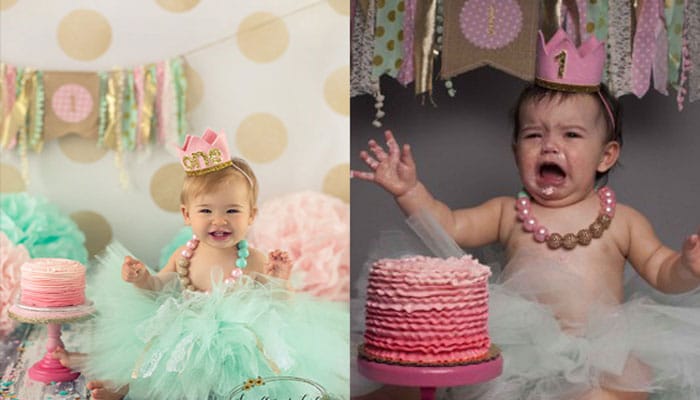 Verwachting vs. realiteit: 10x ‘geflopte’ fotoshoots met baby’s Ouders van Nu Redactie
