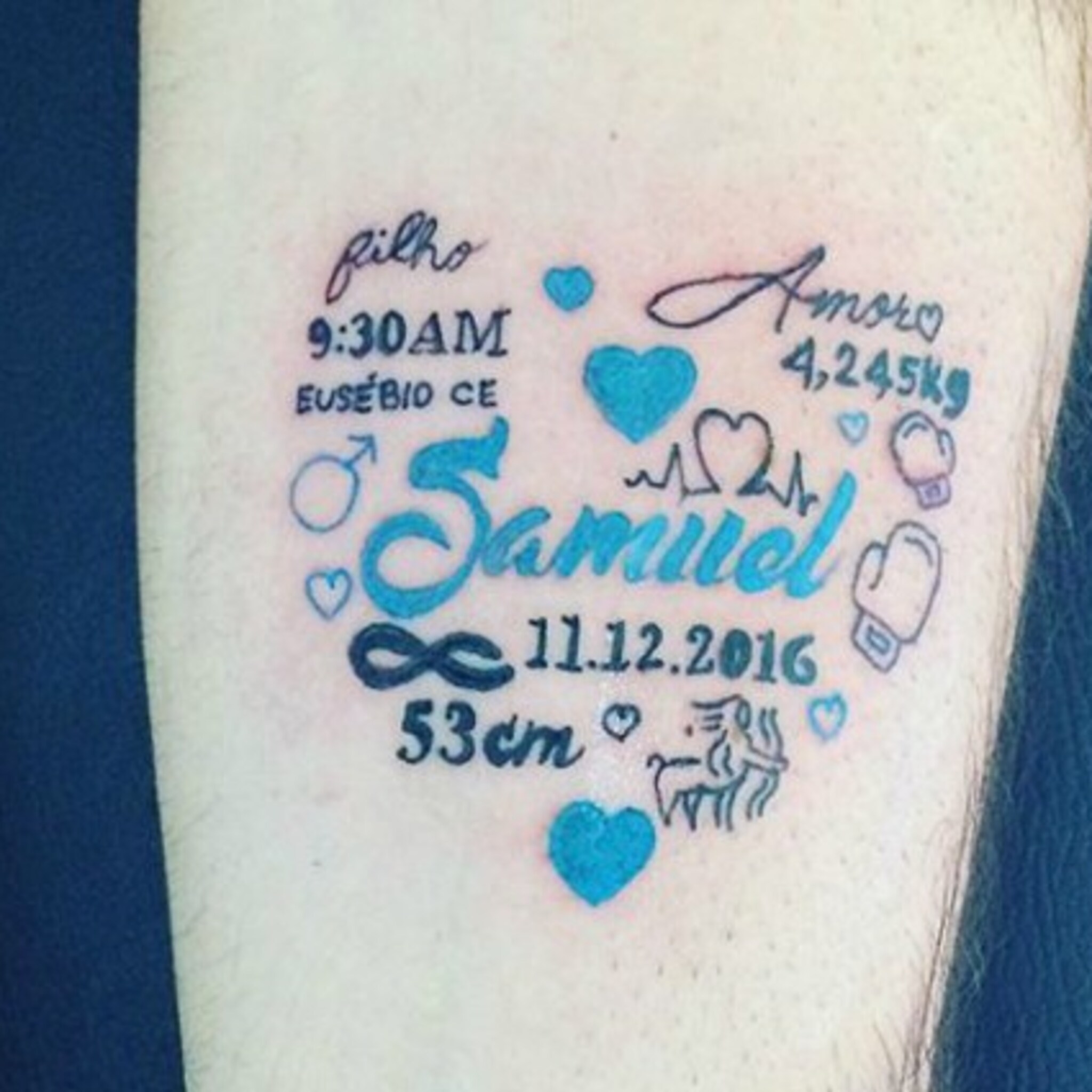 15x bijzondere tattoos van trotse vaders