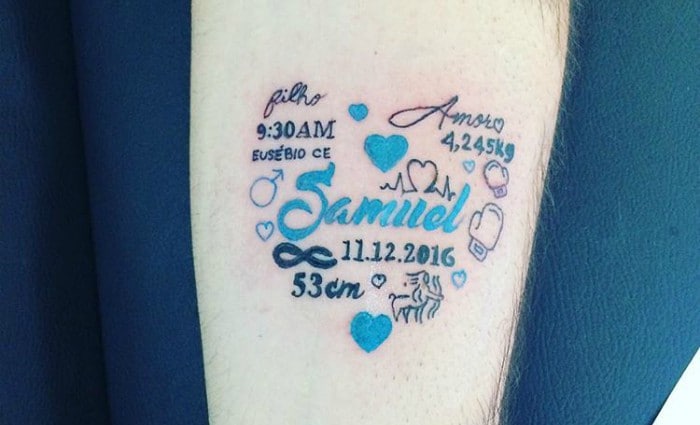 15x bijzondere tattoos van trotse vaders Ouders van Nu Redactie