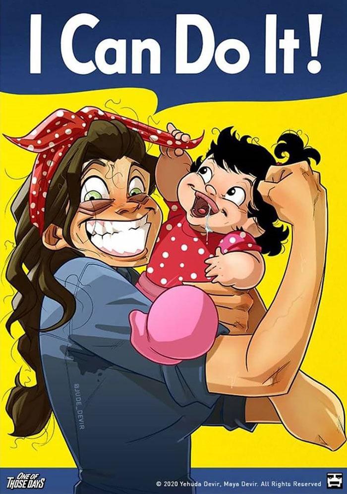 14 herkenbare en té geestige cartoons over het leven van jonge ouders Ouders van Nu Redactie