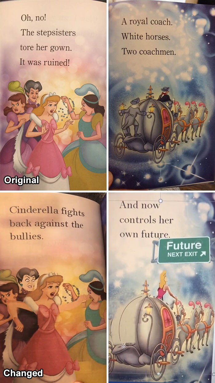 Verontwaardigde vader corrigeert genderstereotypen in Disneyboeken van dochtertje Ouders van Nu Redactie