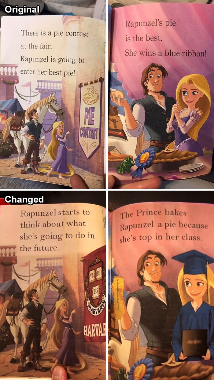 Verontwaardigde vader corrigeert genderstereotypen in Disneyboeken van dochtertje Ouders van Nu Redactie