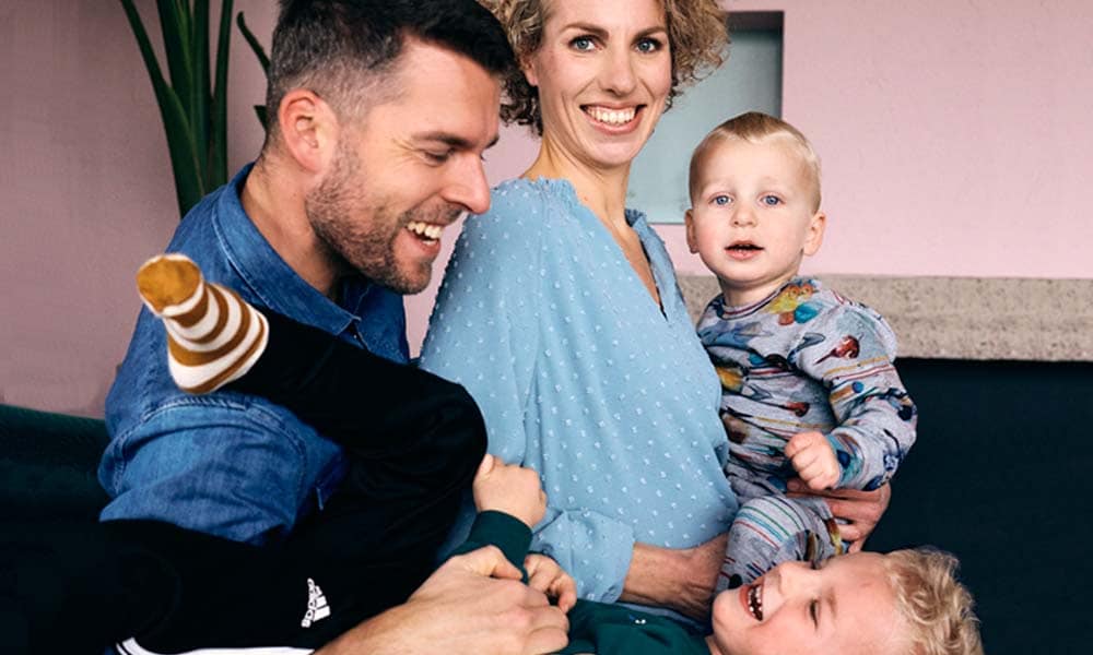 Jelger en Irene helpen als steungezin een alleenstaande moeder: ‘Voor hetzelfde geld was het andersom geweest’ Fotografie: Kim Krijnen