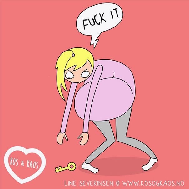 Zwangerschapsstruggles in 15 geestige cartoons Ouders van Nu Redactie