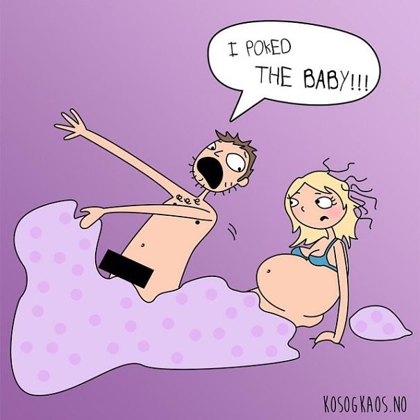Zwangerschapsstruggles in 15 geestige cartoons Ouders van Nu Redactie