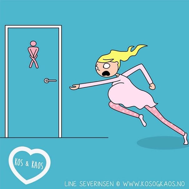 Zwangerschapsstruggles in 15 geestige cartoons Ouders van Nu Redactie