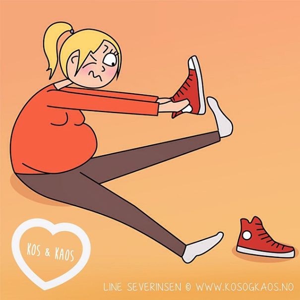 Zwangerschapsstruggles in 15 geestige cartoons Ouders van Nu Redactie