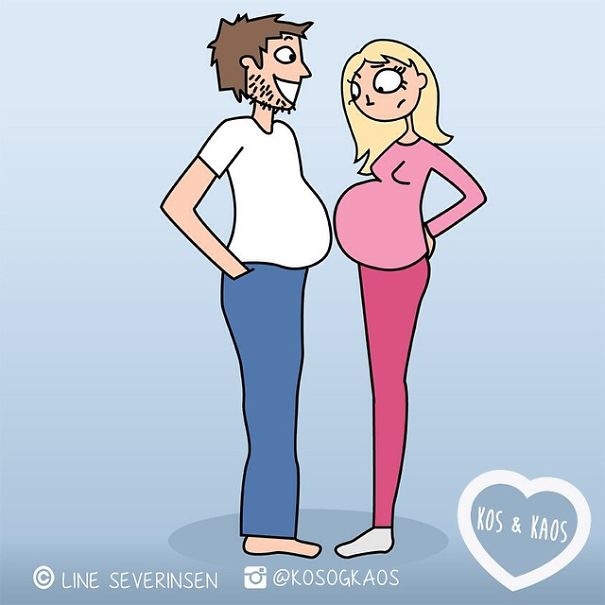 Zwangerschapsstruggles in 15 geestige cartoons Ouders van Nu Redactie