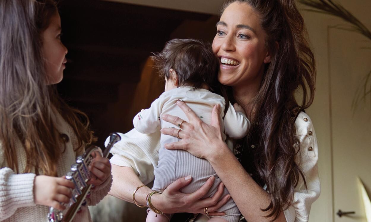 Naomi van As en baby Dexx Rolinda Windhorst