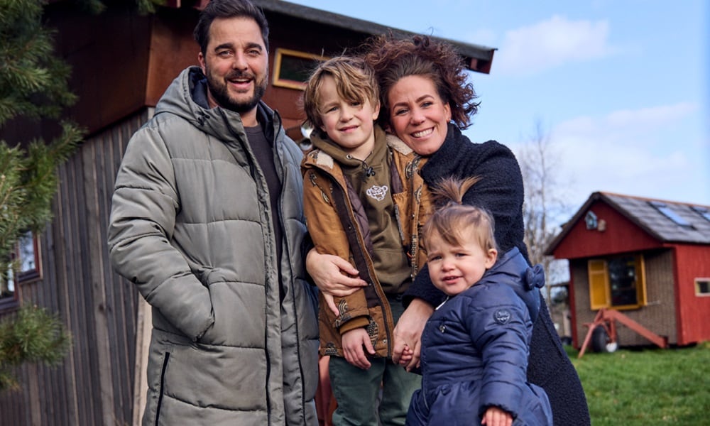 Bas en Jill verhuisden van de stad naar Drenthe, waar ze een natuurcamping hebben. Kim Krijnen