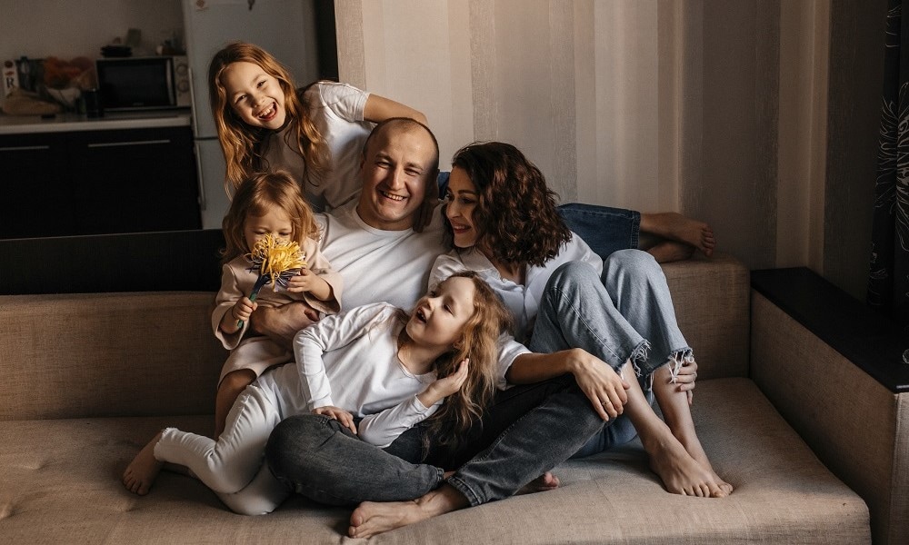 Ouders met 3 kinderen ervaren de meeste stress Getty Images