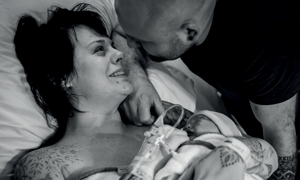 Maxime's bevallingsverhaal Mirjam Cremer - Pure Life Geboortefotografie
