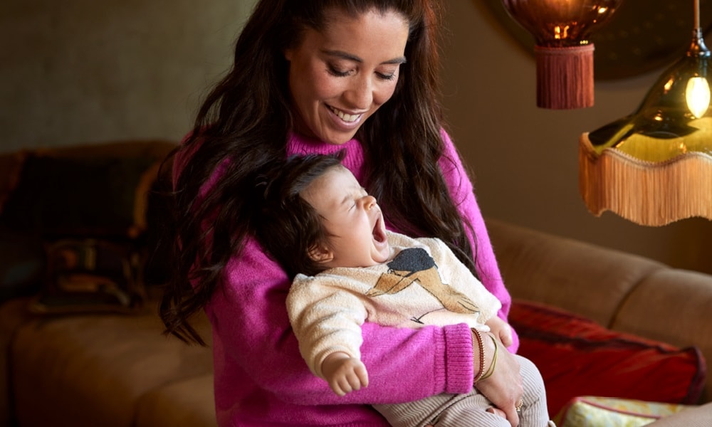 Naomi van As en zoon Dexx Bynt. Rolinda Windhorst