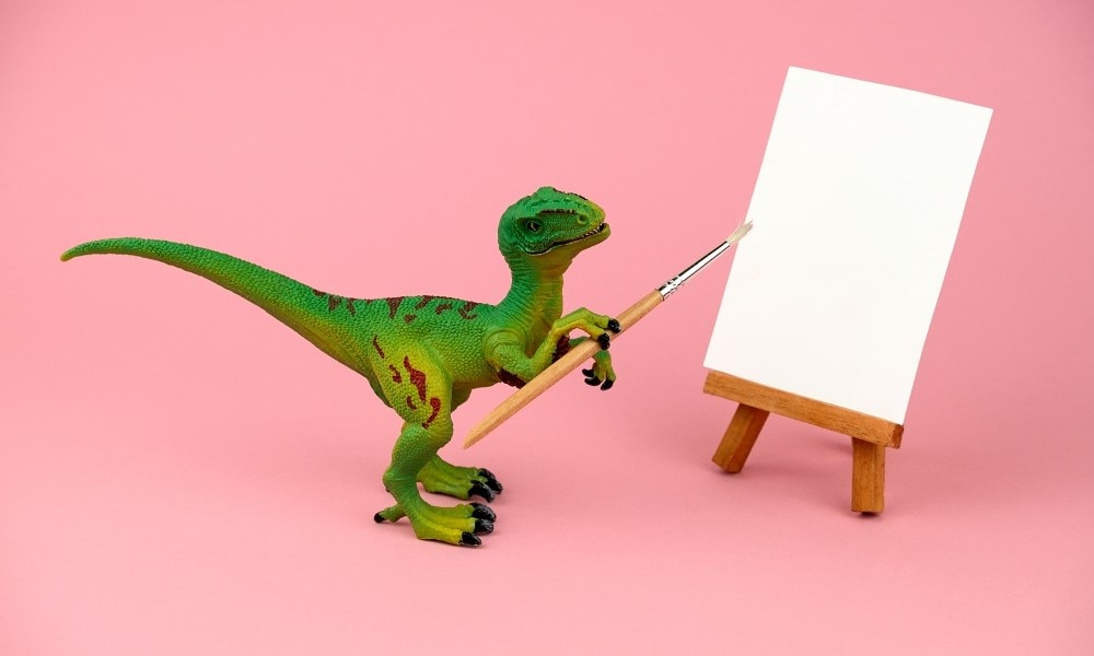 Dino is aan het schilderen: is je kind een beelddenker? Getty Images