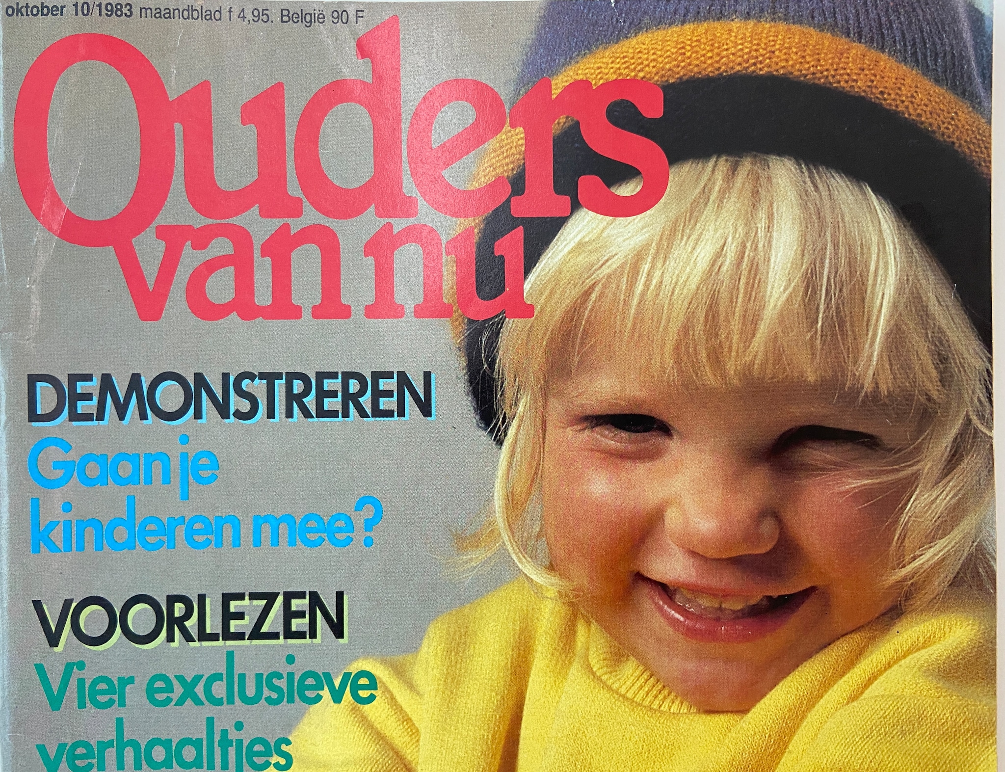 Cover Ouders van Nu 10-1983 Demonstreren Ouders van Nu Redactie