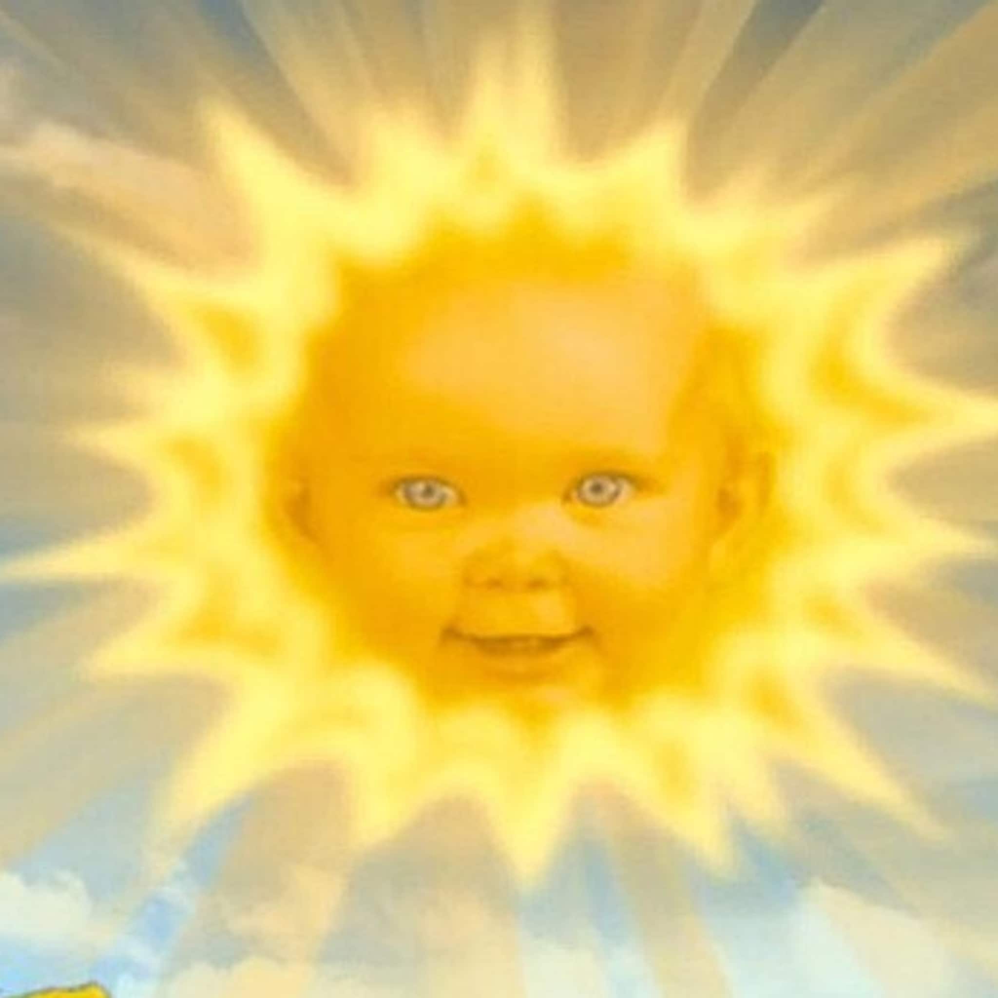 lachende baby uit teletubbies is nu volwassen vrouw en net bevallen van eigen zonnestraaltje