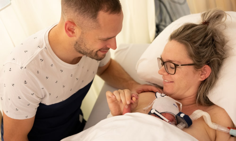 Rianne's bevallingsverhaal Mirjam Cremer - Pure Life Geboortefotografie