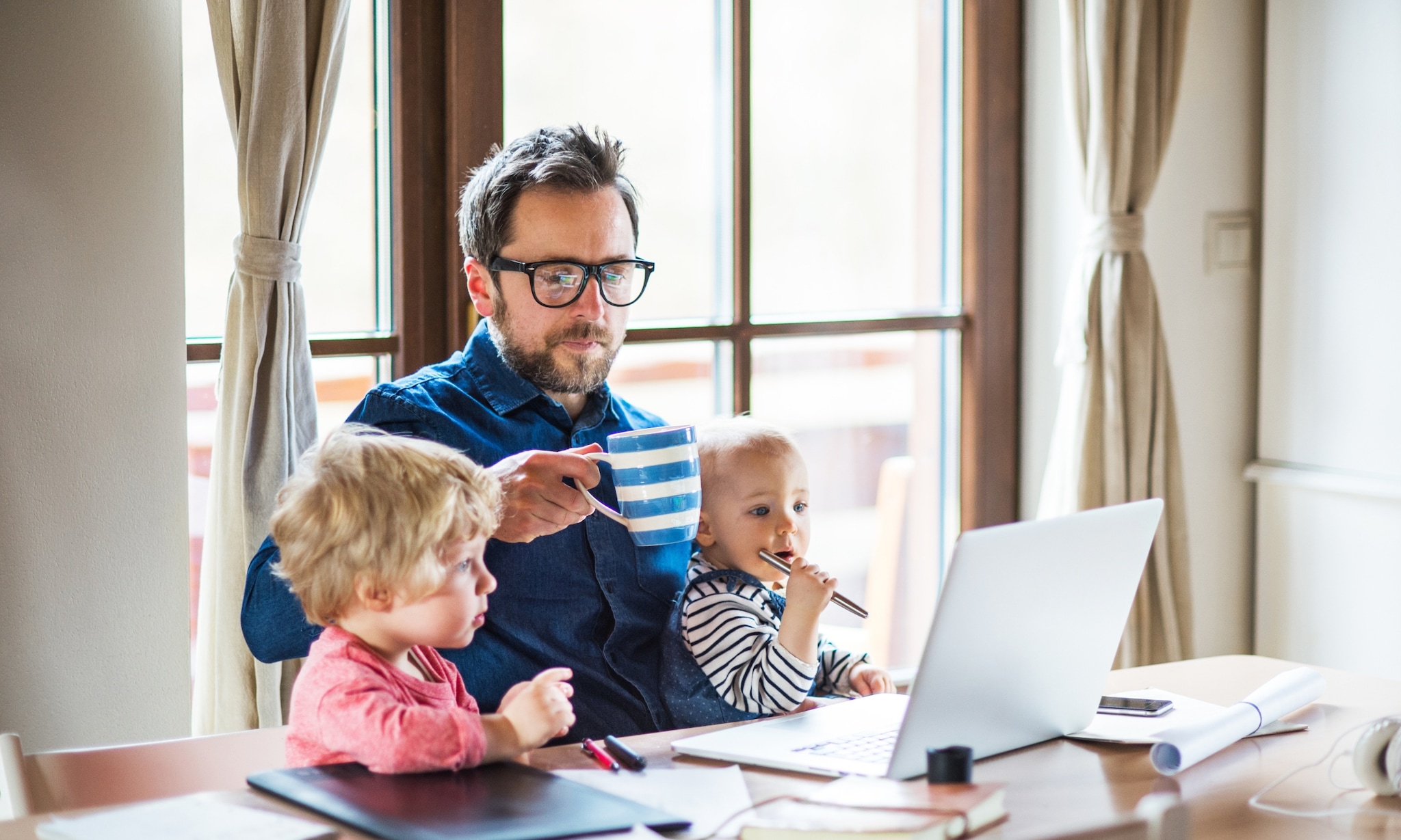 Jonge vaders zeggen nu ook: politieke carriere is lastig te combineren met ouderschap Getty Images