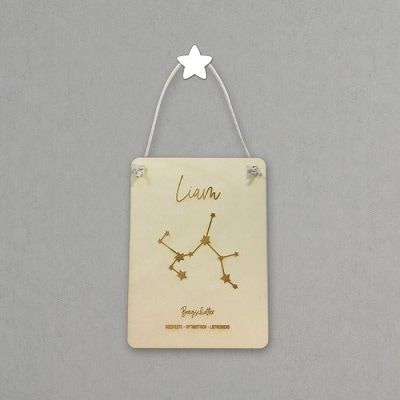 houten naambanner KidsDeco